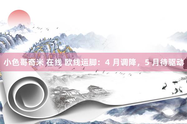 小色哥奇米 在线 欧线运脚：4 月调降，5 月待驱动