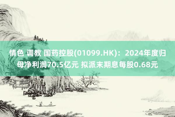 情色 调教 国药控股(01099.HK)：2024年度归母净利润70.5亿元 拟派末期息每股0.68元